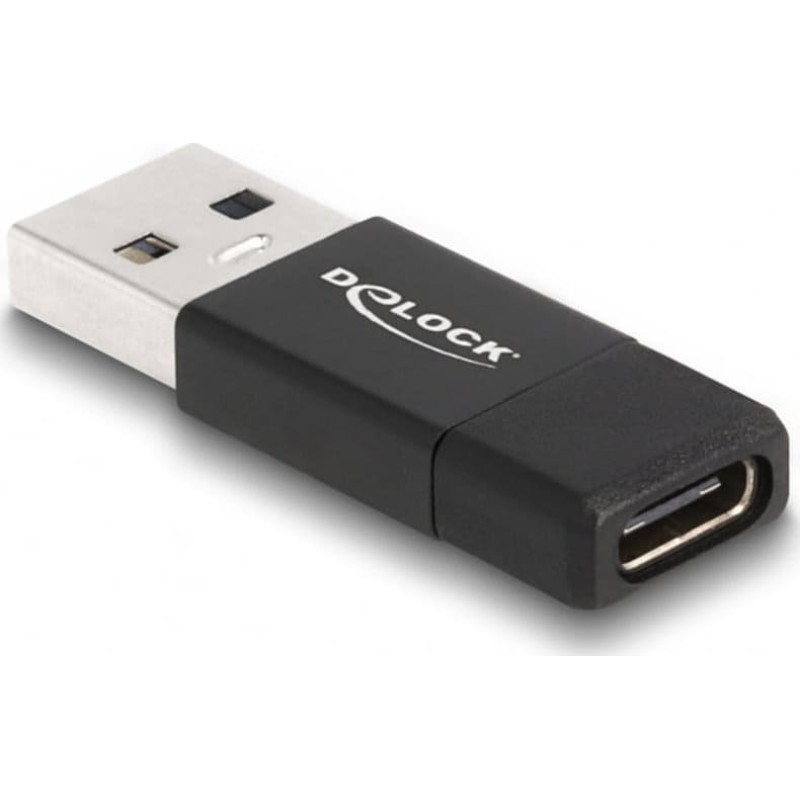 Delock Adapter USB Delock DELOCK USB 3.2 Gen 2 Adapter USB-A zu USB-C Buchse aktiv  SW