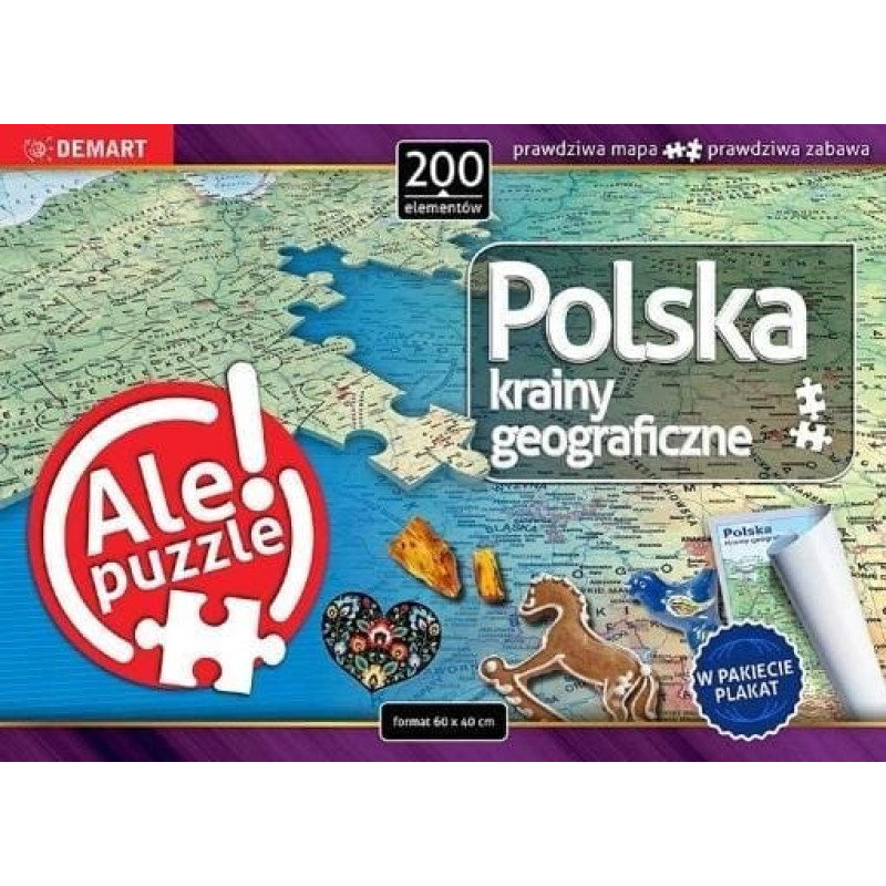 Demart Puzzle - Polska Krainy geograficzne