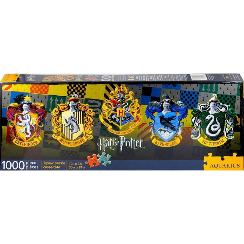 Aquarius PUZZLE 1000 HARRY POTTER 4 DOMY PANORAMA