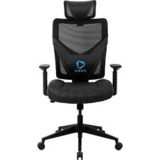 Vidaxl Fotel vidaXL Onex High tensile mesh with PVC; Nylon caster; Metal | Gaming chairs | ONEX GE300 | Black