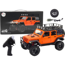 Leantoys Auto Terenowe Zdalnie Sterowane RC 2.4G Napęd 4x4 Pomarańczowy