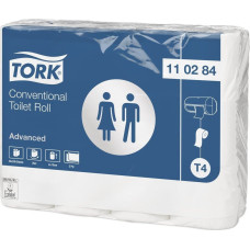 Tork Toiletpapir Tork® Advanced T4, 110284, 2-lags, pakke a 24 stk.