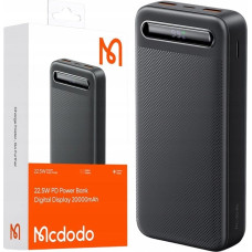 Mcdodo Powerbank Mcdodo Power Bank Mcdodo MC-3891 Digital Display 20000mAh, 22.5W do D (czarny)