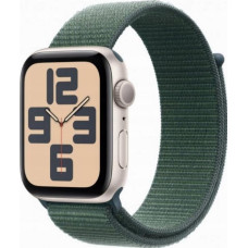 Apple Smartwatch Apple Apple Watch SE GPS 44mm Starlight Aluminium Case with Lake Green Sport Loop