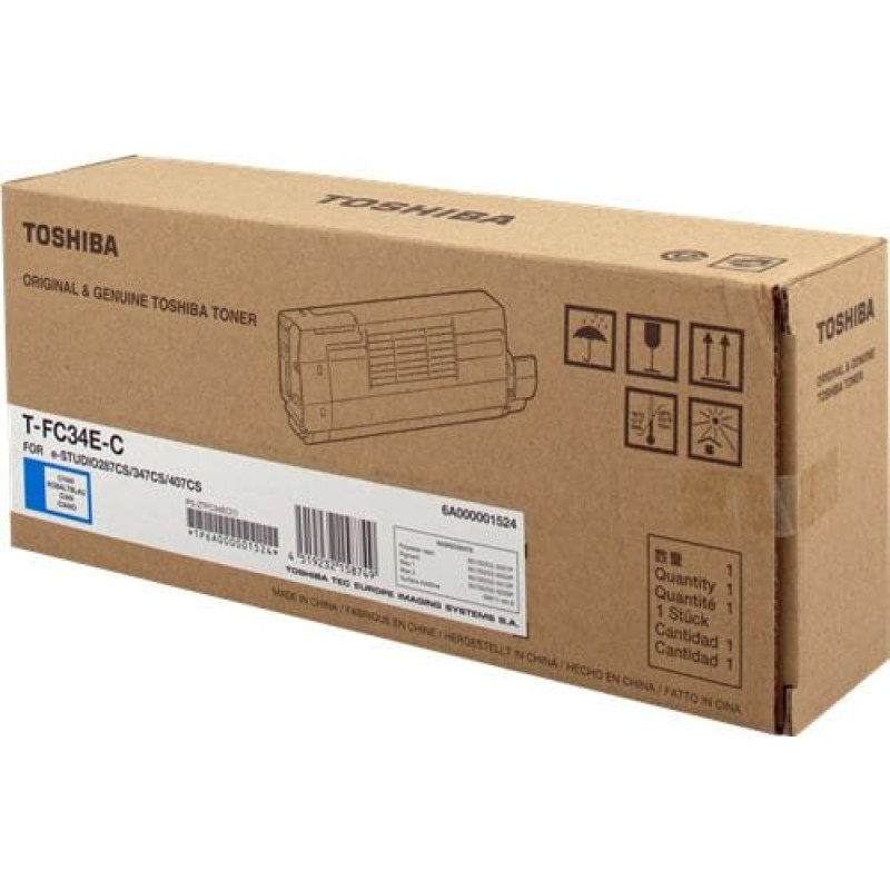 Toshiba Toner Toshiba Toner T-FC34EC, cyan (6A000001524)