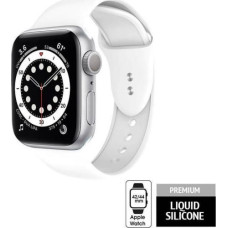 Crong Crong Liquid - Pasek do Apple Watch 42/44mm (biały)