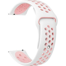 Beline Beline pasek Watch 20mm Sport Silicone biało-różowy white/pink box