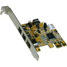 Exsys Kontroler Exsys PCIe x1 - 3x FireWire 800 + 1x FireWire 400 (EX-16415)