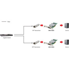 Levelone Karta sieciowa LevelOne LevelOne GNC-0202 karta sieciowa Wewnętrzny Włókno