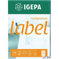 Igepa Etykieta samoprzylepna 70,0X37,0 IGEPA - etk4809