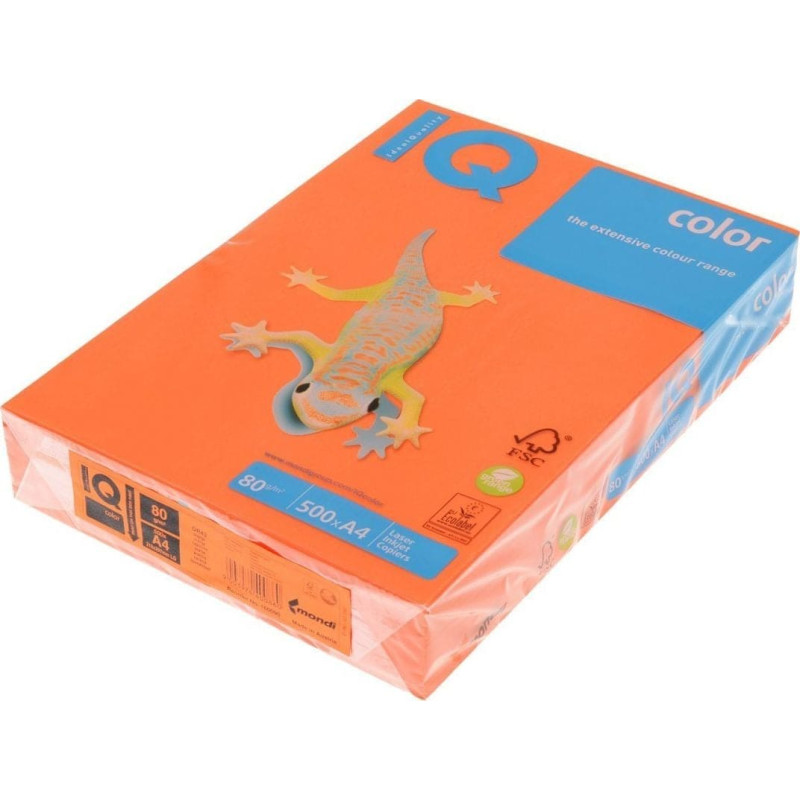 Mondi Papier ksero IQ Color A4 80g pomarańczowy 500 arkuszy