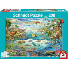 Schmidt Spiele Puzzle 200 Świat dinozaurów G3