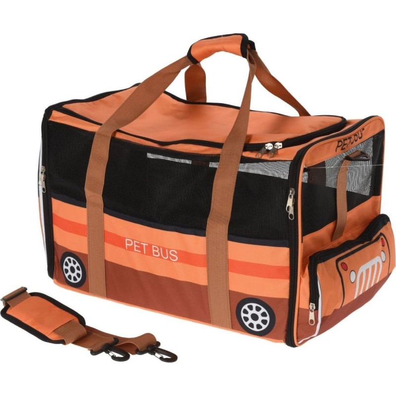 Koopman Transporter dla zwierzaka 52x30x32,5cm pet bus pomarańczowy