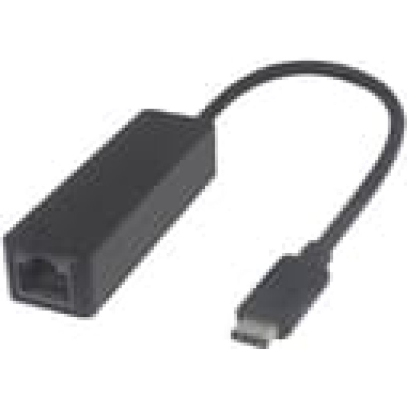 Microconnect Karta sieciowa MicroConnect USB-C - RJ-45 Czarny (USB3.1CETHB)