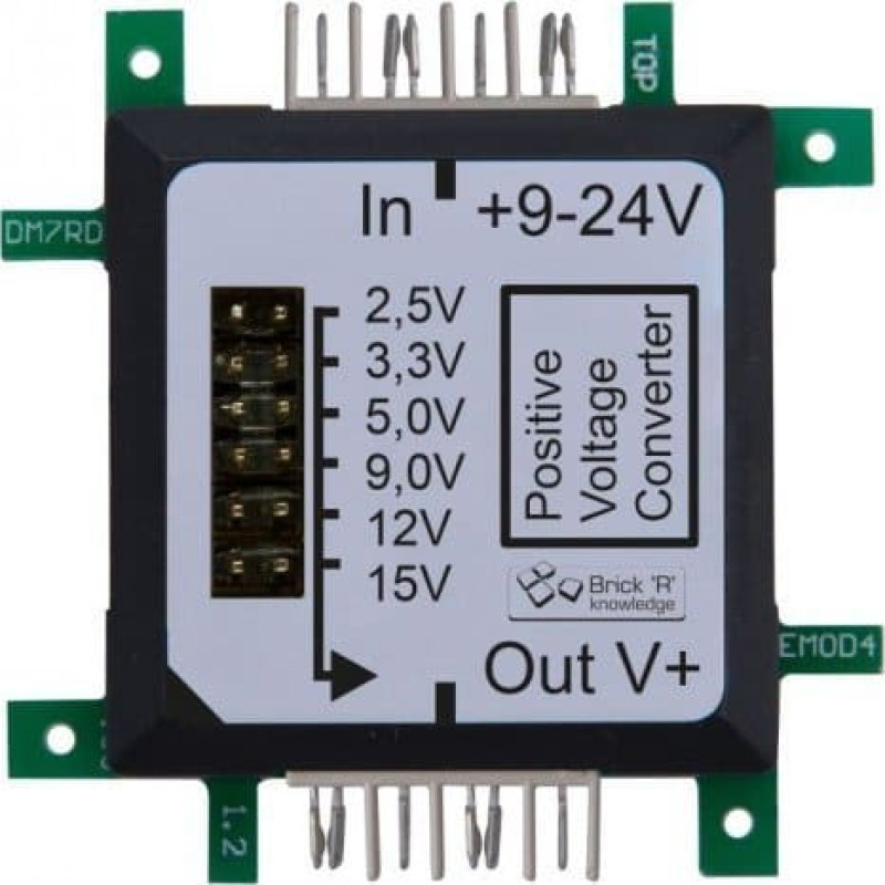 Allnet ALLNET BrickRknowledge Spannungsregler PWR 7...24V DC to +2,5/+3,3/+5/+9/+12/+15V, 5A/1A