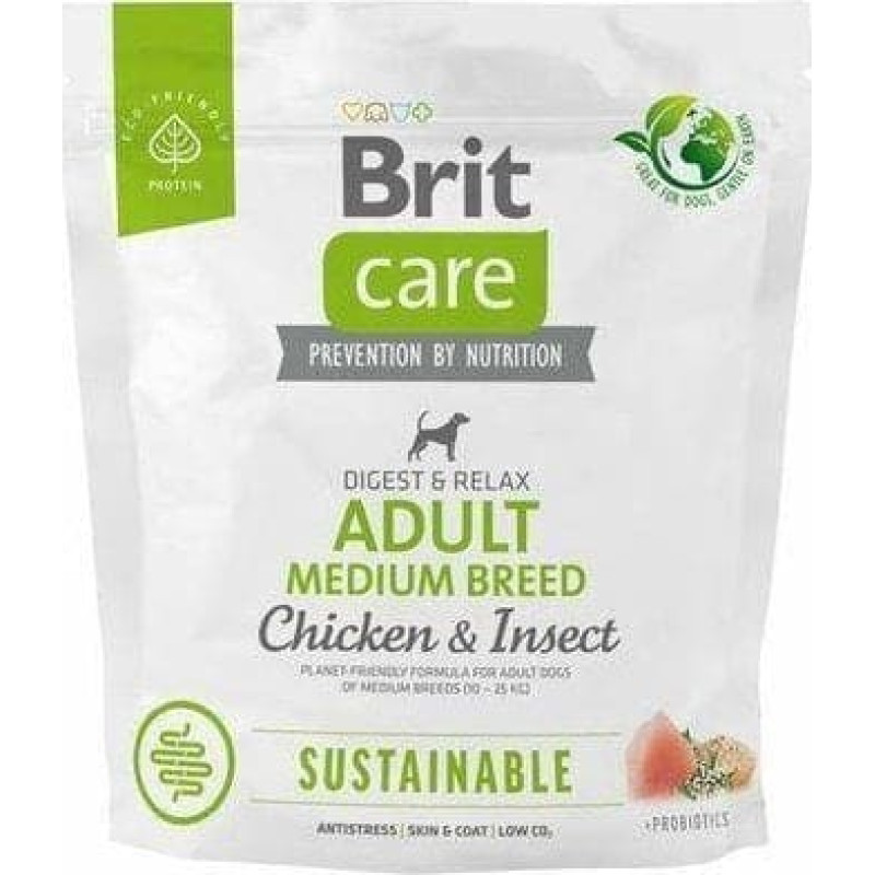 Brit Brit Care Karma dla Psa Medium Kurczak Owady 1kg