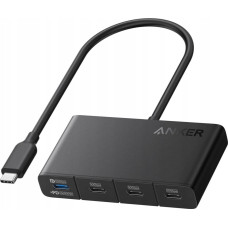 Anker HUB USB Anker Hub 4w1 10Gbps USB-C Czarny