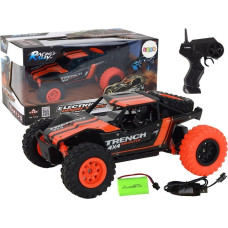 Leantoys Autko Terenowe Zdalnie Sterowane R/C 1:24 Pomarańczowe