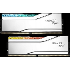 G.skill DIMM 96 GB DDR5-6400 (2x 48 GB) Dual-Kit (silber, F5-6400J3239F48GX2-TR5S, Trident Z5 Royal, INTEL XMP)