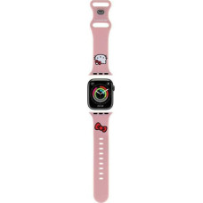 Hellokitty Hello Kitty Pasek HKAWLSCHBLP Apple Watch 42/44/45/49mm różowy/pink strap Silicone Kitty Head