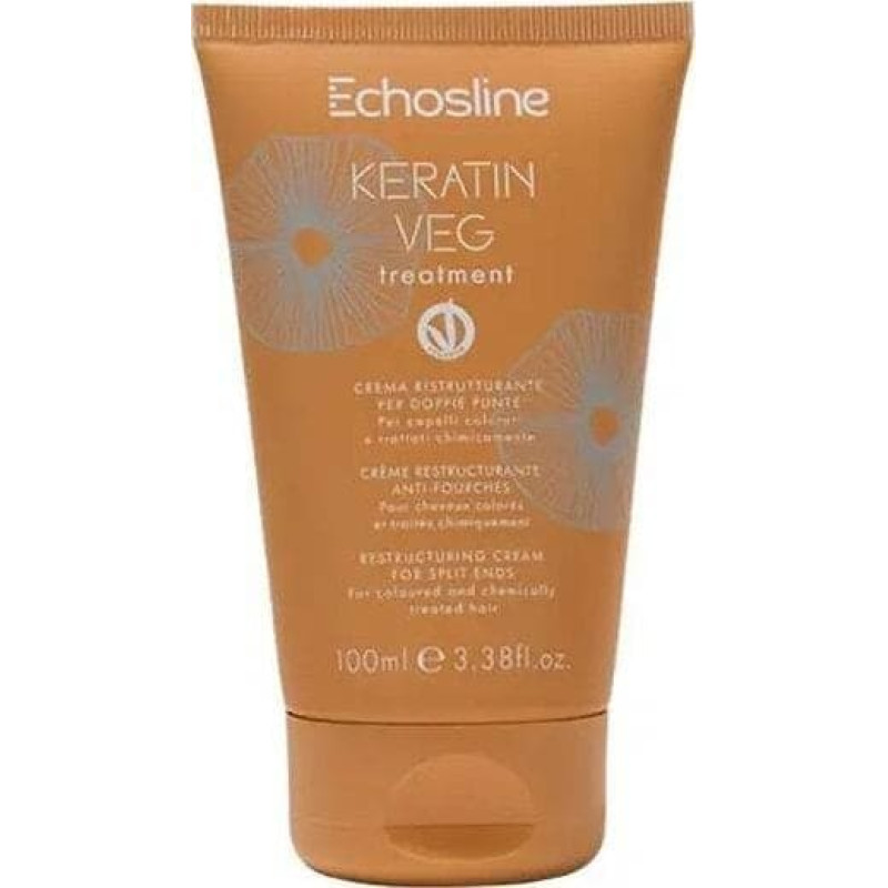 Echosline ECHOSLINE Keratin Veg krem do rozdwojonych końcówek 100ml