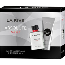 La Rive LA RIVE Man Zestaw prezentowy Absolute Sport (woda toaletowa 100 ml + żel pod prysznic 100 ml)