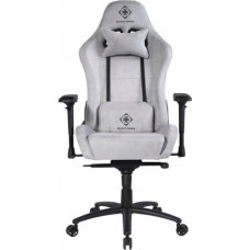 Deltaco Fotel Deltaco Žaidimų kėdė Deltaco DC440 iš minkšto Alcantara audinio Gaming Chair, Pilka