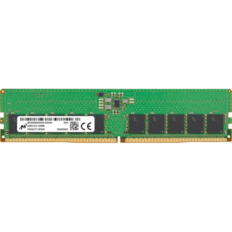 Crucial Pamięć Crucial Micron - DDR5 - Modul - 16 GB - DIMM 288-PIN - 4800 MHz / PC5-38400 - CL40 - 1.1 V - ungepuffert - ECC