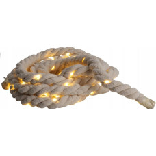 Home Styling Collection Lampki choinkowe Home Styling Collection Lampki Led na jutowym sznurze, 60 lampek, 4 m