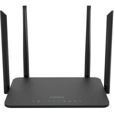 Thomson Router Thomson Thomson THWR1200 router bezprzewodowy Gigabit Ethernet Dual-band (2.4 GHz/5 GHz) Czarny