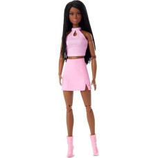 Barbie Lalka Barbie Barbie Mattel Barbie Signature Looks 21 - Tall, Braids, Pink Skirt Outfit