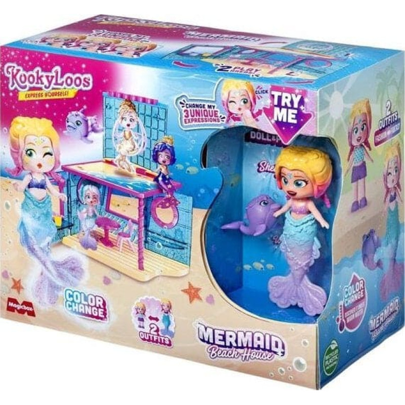 Magic Box KOOKYLOOS Mermaid Beach House figurka, domek