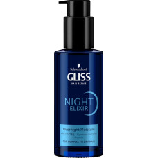 Noname GLISS_Night Elixir Moisture nawilżająca kuracja na noc bez spłukiwania do włosów normalnych i suchych 100ml