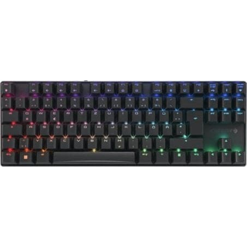 Cherry Klawiatura Cherry CHERRY Keyboard Xtrfy MX 8.2 TKL WL RGB Gaming MX BROWN [DE] black