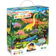 Czuczu CzuCzu Obserwacyjne puzzle Dinozaury 60 elementów