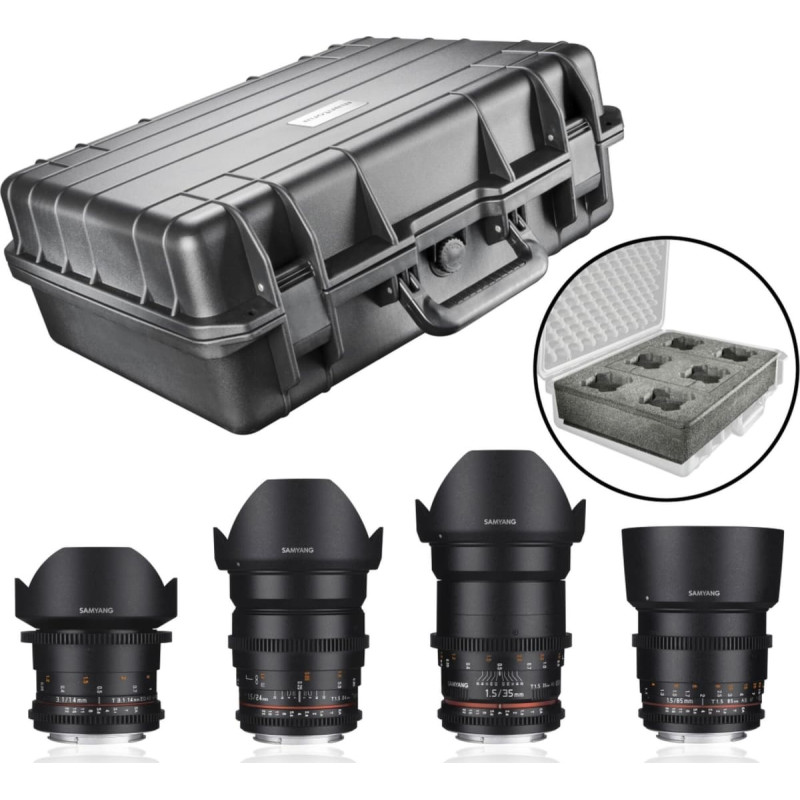 Samyang Obiektyw Samyang Samyang Video DSLR basic Set II Sony E