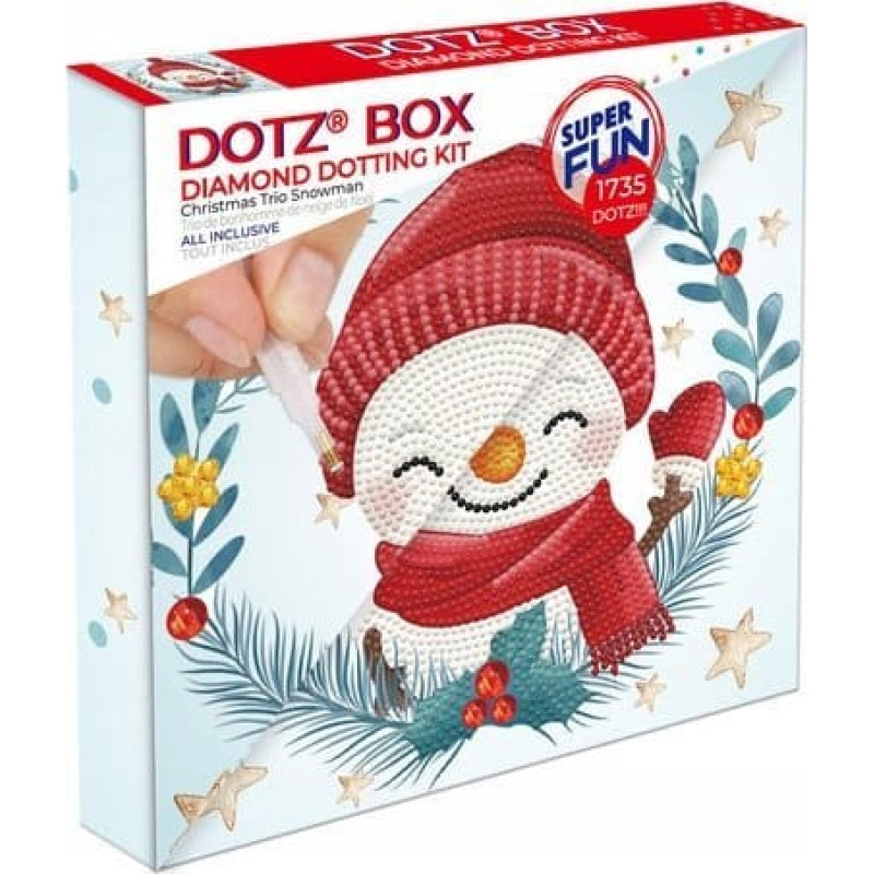 Diamond Dotz DIAMOND DOTZ DOTZ BOX CHRISTMAS TRIO SNOWMAN