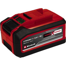 Einhell Akku Power-X-Change Plus Multi-Ah 18V 5,0 - 8,0Ah (rot/schwarz, Multi-Ah Technologie)