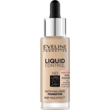 Eveline Eveline Liquid Control HD matujący podkład do twarzy z niacynamidem 015 Light Vanilla 32ml