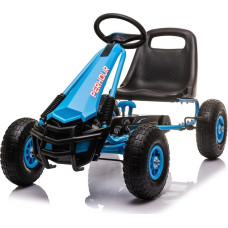 Triton Gokart na Pedały AIR PerHour dla dzieci Niebieski + Hamulec ręczny + Pompowane koła + Regulacja siedzenia