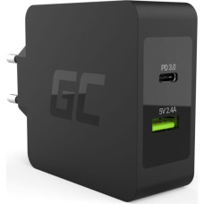 Green Cell CHAR10 mobile device charger Black Indoor