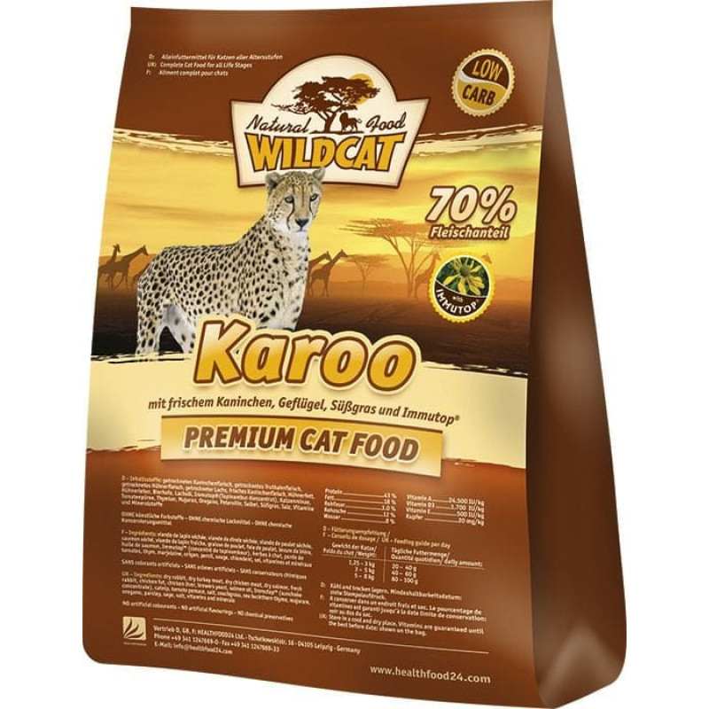 Wildcat Karoo - królik i drób 3kg