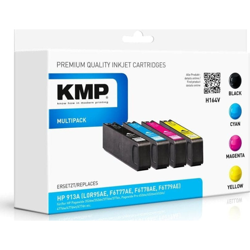 KMP Toner KMP KMP 1750,4005 kaseta z tonerem 4 szt. Zamiennik Czarny, Cyjan, Purpurowy, Żółty