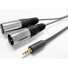 Vivolink Kabel VivoLink Vivolink PROMJXLRS15 kabel audio 15 m 3.5mm 2 x XLR Czarny