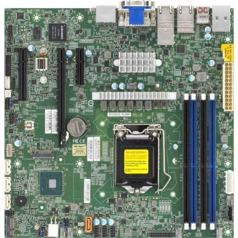 Supermicro Płyta główna SuperMicro Supermicro Mainboard X12SCZ-TLN4F micro-ATX Sockel 1200 Bulk