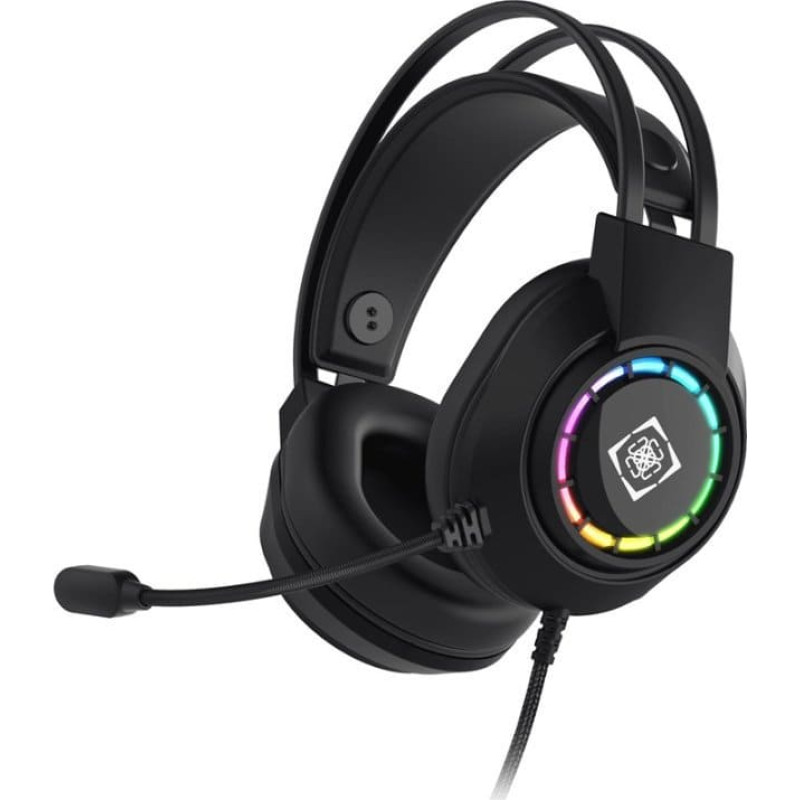 Deltaco Słuchawki Deltaco Deltaco DH220 Gaming Headset USB Stereo RGB schwarz