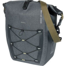 Basil Sakwa pojedyncza BASIL NAVIGATOR STORM SINGLE PANNIER BAG L 25-31 L, Hook On System, wodoodporna, grey black (NEW 2024)