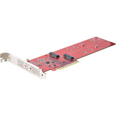 Startech Kieszeń StarTech StarTech DUAL-M2-PCIE-CARD-B adapter Wewnętrzny M.2