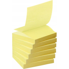 3M 3M R330-1T, Square, Yellow, Paper, 60%, 76 mm, 100 sheets