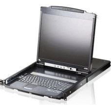 Aten Przełącznik Aten Konsola KVM ATEN CL5800N, 48 cm LCD, VGA, PS/2-USB, port peryferyjny, niemiecki układ klawiatury